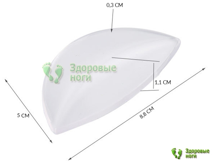Купить силиконовый пелот для обуви на каблуке в интернет-магазине с доставкой по России