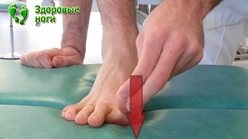 Как делать массаж большого пальца ноги.