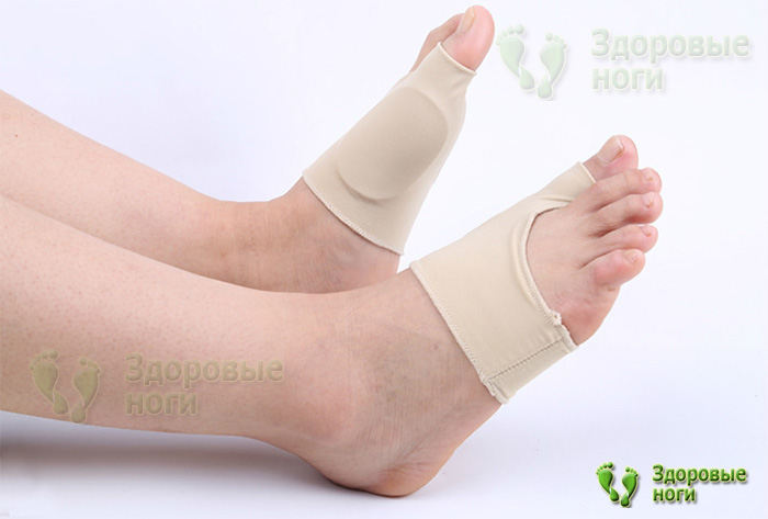 Бурсопротектор на тканевой основе для большого пальца ноги поможет при вальгусной деформации