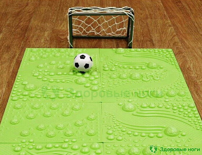 Массажный коврик Футбол с различными зонами воздействия улучшает кровообращение