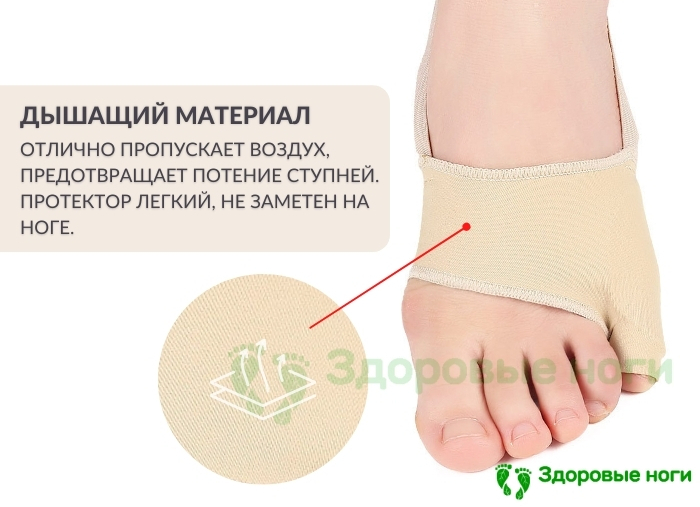 Протектор мизинца для защиты от натирания обувью на тканевой основе