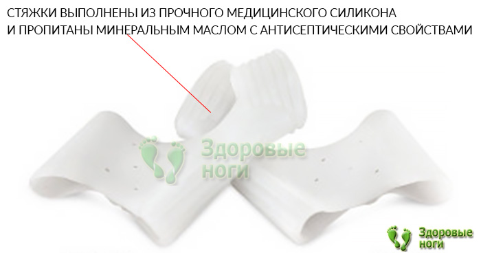 Отзывы о силиконовой стяжке для отведения большого пальца ноги говорят о ее эффективности