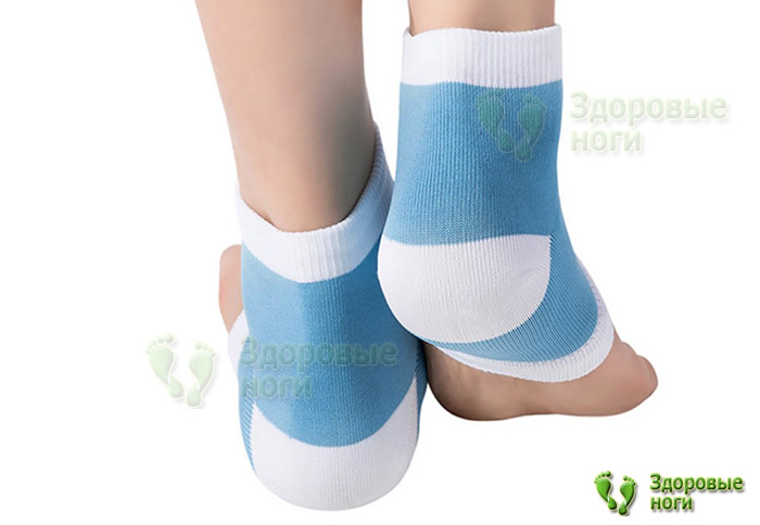 Вы можете заказать тканевые носочки с силиконовой пяткой с доставкой по всей России