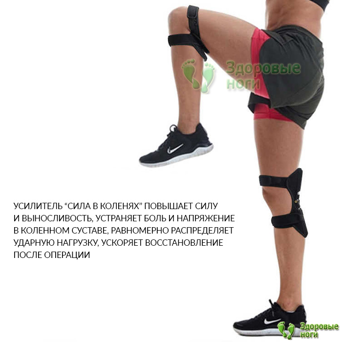Суппорт на колено спортивный устраняет боль и напряжение в коленном суставе
