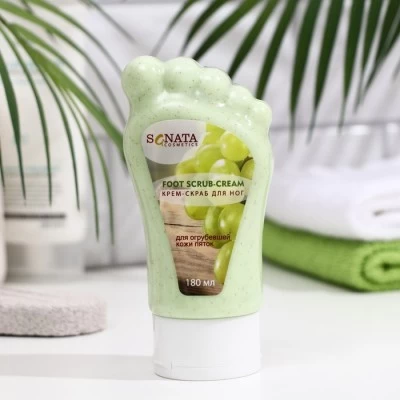 Крем-скраб для ног "Sanata Cosmetics" Виноград