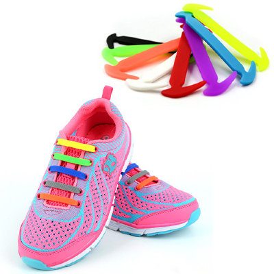 Разноцветные силиконовые шнурки