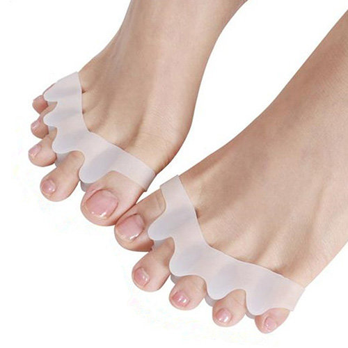 Купить силиконовые разделители пяти пальцев ног фигурные в интернет .
