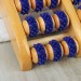 Деревянный массажёр «Ножное счастье» 5 рядов с шипами