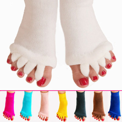 Массажные носочки с разделением пальцев