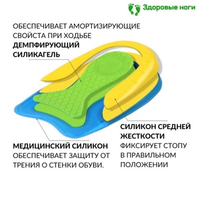 Купить подпяточники с усиленной амортизацией и стабилизирующим U-элементомв интернет-магазине Здоровые ноги
