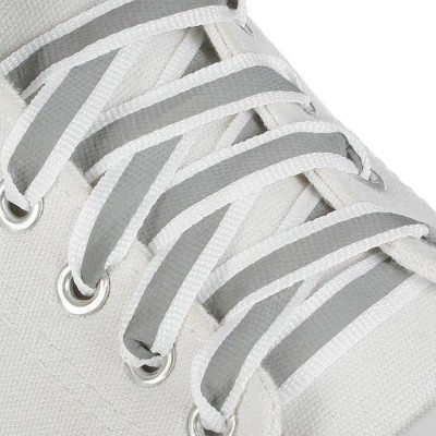 Шнурки для обуви со светоотражающей полосой