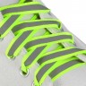 Шнурки для обуви со светоотражающей полосой
